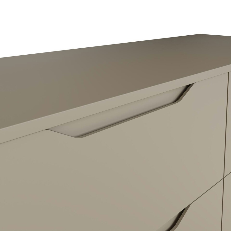 image 1 of Luno 4 Drawer Tallboy Chest Of Drawers - Putty