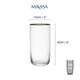 image 8 of Mikasa Highball Cocktail Glasses Set Clear Ridged Crystal 375ml Set of 4