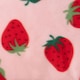 image 5 of OHS 10 x Strawberry Ultra Soft Polar Throw Blanket, 120x150cm - Pink