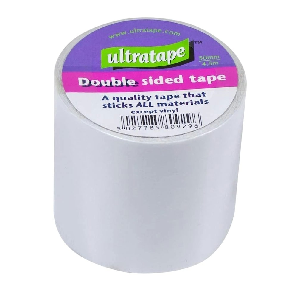 Ultratape Double Sided Tape White 50mm x 4.5m - One Colour - One Size
