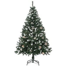 HOMCOM 5FT Artificial Christmas Tree Xmas Indoor Decoration, Automatic Open