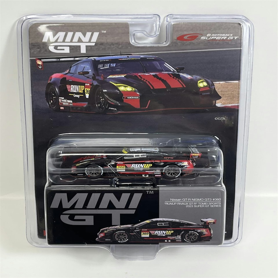 image 1 of Nissan GTR Nismo GT3 #360 2023 Super GT Series 1:64 Mini GT MGT00754L