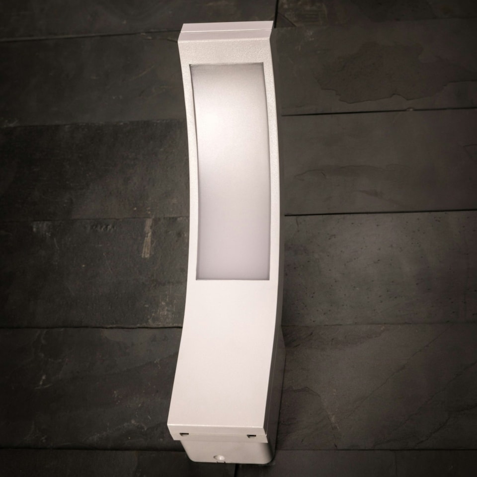 image 1 of CGC PARIS White LED Curved Outdoor Wall Light White