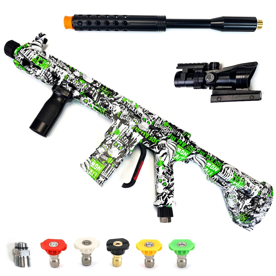 image 1 of Autojack High Power 5000 PSI Pressure Washer Lance with Extension Wand, Replica Inspired Design Includes Telescopic Sight