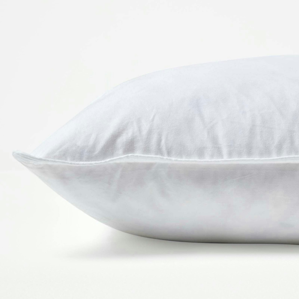 image 1 of Homescapes Luxury Duck Down Cushion Pad Insert Inner 30 x 30 cm (12 x 12 inches) | White | 30 x 30 cm (12 x 12")