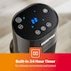 image 5 of GEEPAS Digital Ceramic Tower Heater - Black