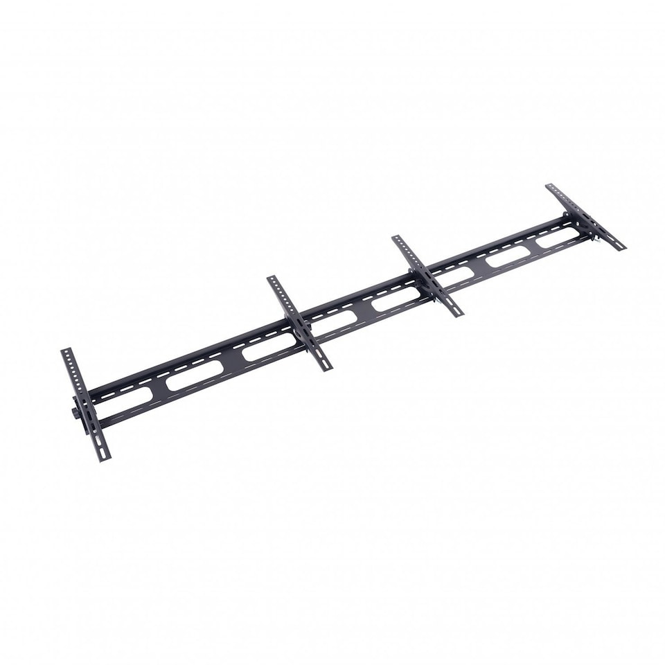 image 1 of Oulofa 32"-65" Tilt Double TV Wall Bracket Mount - 100kg Load Capacity - VESA 600x400mm Black