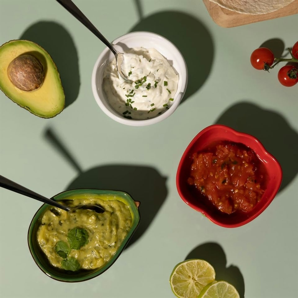 image 1 of Typhoon World Foods Set Of 3 Fajita Dip Bowls
