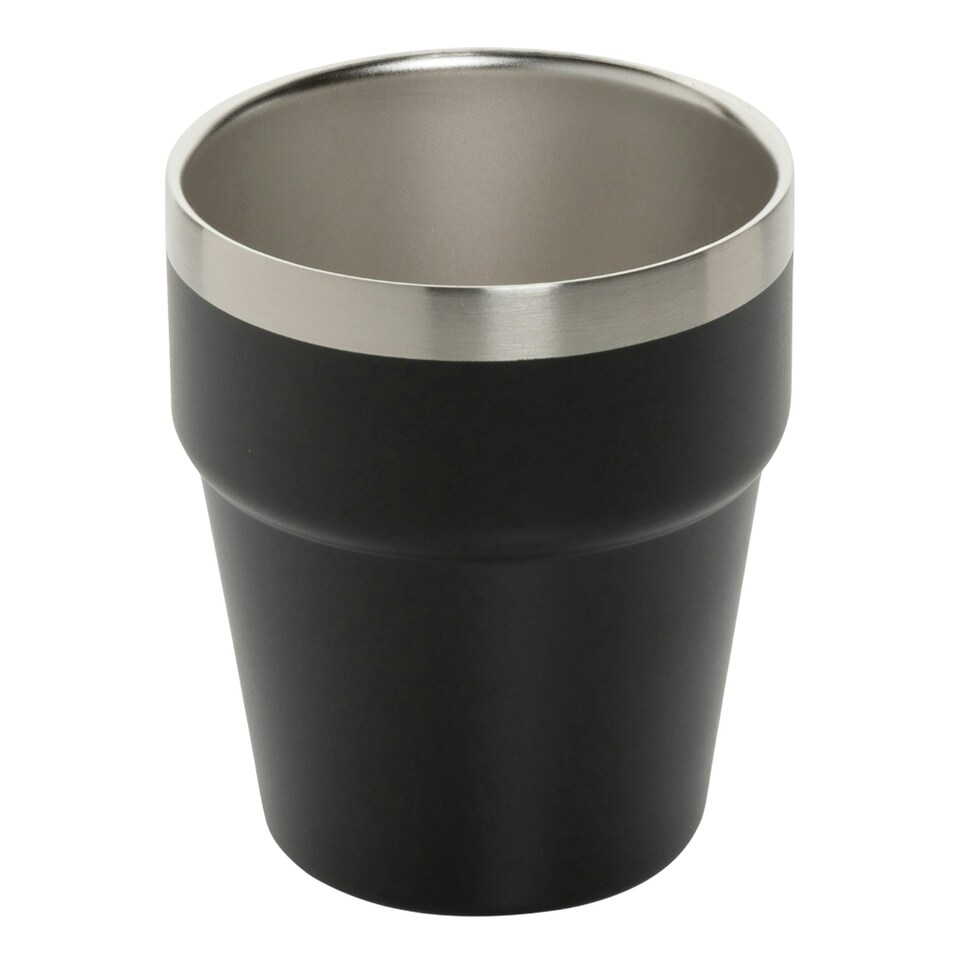 image 1 of XD Collection Clark Double Wall 300ml Cup - Black - One Size