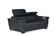 image 4 of Genuine Leather Black 2 Seater Sofa PORTLAND