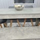 image 6 of Dining Table Set with 4 Chairs Dining Room and Kitchen table set of 4, and Bench Grey