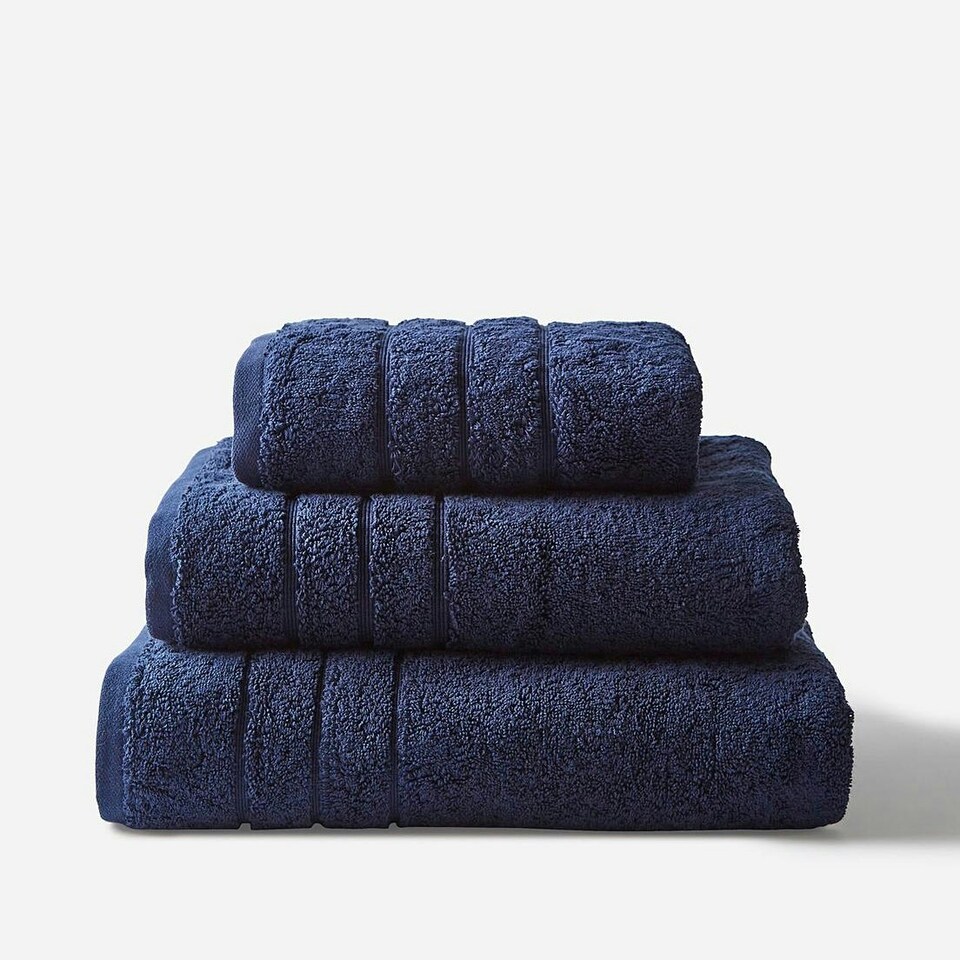 image 1 of Hotel Luxury Heavyweight 800GSM Towels - 100% Cotton Blue | Navy | Bath sheet