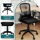 image 9 of COSTWAY Ergonomic Mesh Office Chair Height Adjustable Black Black