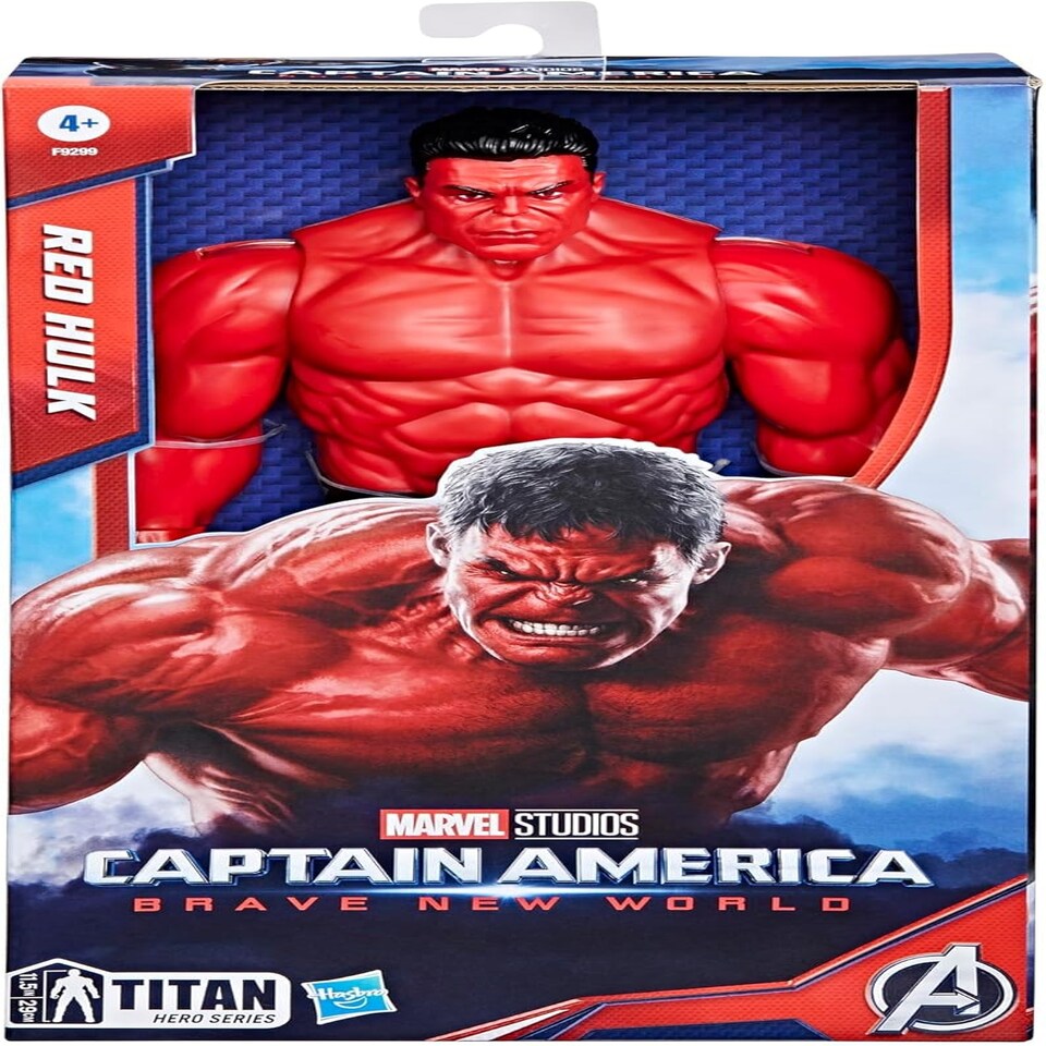 image 1 of Marvel Titan Hero Series -    Captain America Brave New World: Red Hulk Action Figure