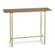 image 2 of Side table Black Golden Crystal Metal (33 x 77 x 110 cm) N/A