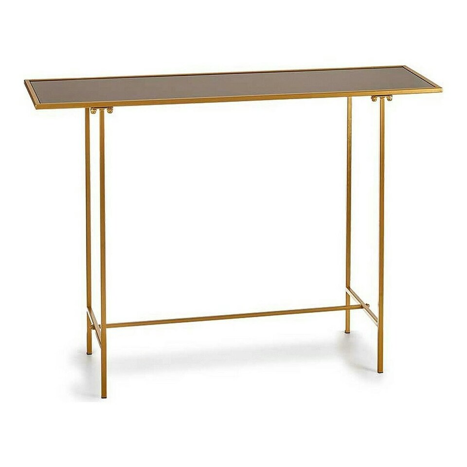 image 1 of Side table Black Golden Crystal Metal (33 x 77 x 110 cm) N/A
