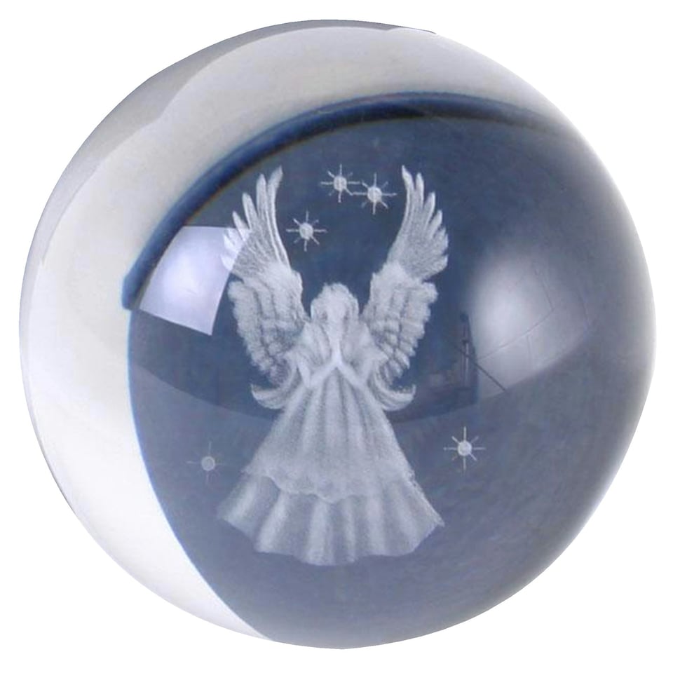 image 1 of Something Different Guardian Angel Glass Sphere - Multicoloured - One Size