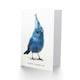 image 2 of Cute Blue Bird With a Party Hat Painting Birthday Card