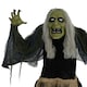 image 9 of HOMCOM Halloween Witch Animatronic Prop with Sound Activated