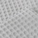 image 4 of Two Pack Waffle Cushion Covers 65 x 65cm - 100% Cotton Silver | Dove Grey