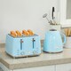 image 2 of HOMCOM 1.7L Kettle and Toaster Set with Defrost Reheat and Crumb Tray,UK Otter thermostat