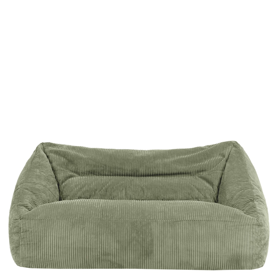 image 1 of Icon Cecilia Jumbo Cord Sofa Bean Bag, Sage Green