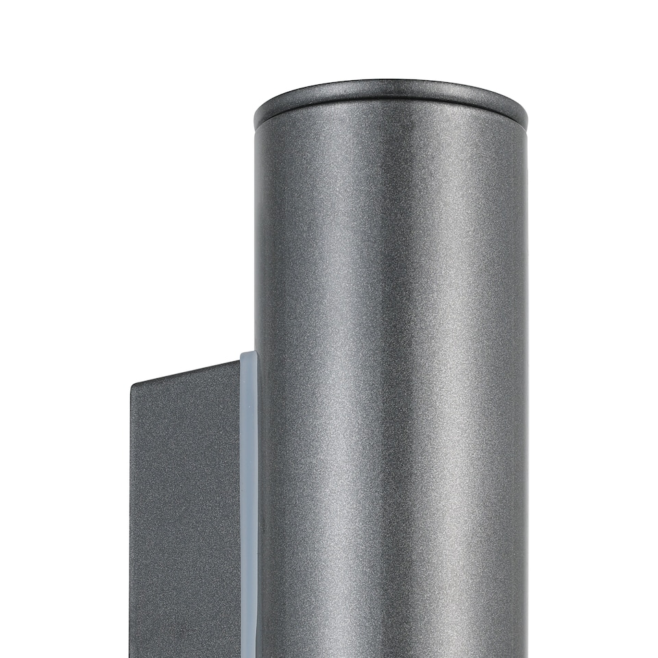 image 1 of EGLO Riga Dual LED Up/Down Exterior Wall Light Anthracite