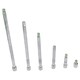 image 2 of 3/8" Drive Straight Socket Extension Bar Set 38mm - 300mm 6pc Set
