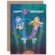 image 1 of Mermaid Music Song Age 5 Year Old Child Kids 5th Birthday Card