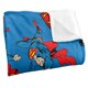 image 2 of Superman All-Over Print Blanket - Multicoloured - One Size