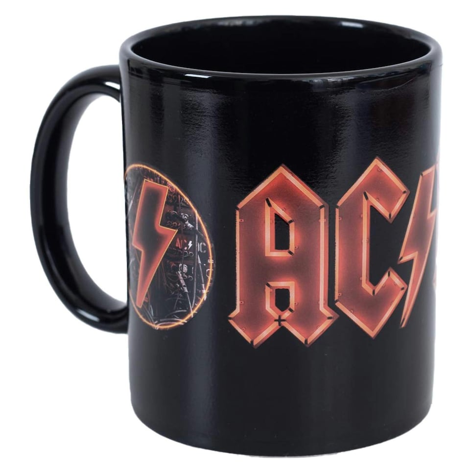 image 1 of AC/DC Heat Changing Mug - Black/Red - One Size