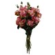 image 1 of 6 x 60cm Pink Rose Artificial Flower Sprays - 24 Flowers 18 Buds