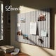 image 9 of Levede Felt Notice Board 6 Pack Wall Tiles Pin Board Self Adhesive Grey 30x30cm