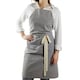image 2 of Vinga Sovano Recycled Cotton Apron - Grey - One Size Grey