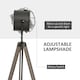 image 5 of HOMCOM Tripod Floor Lamp Height Adjustable E27 Base for Living Room Bedroom