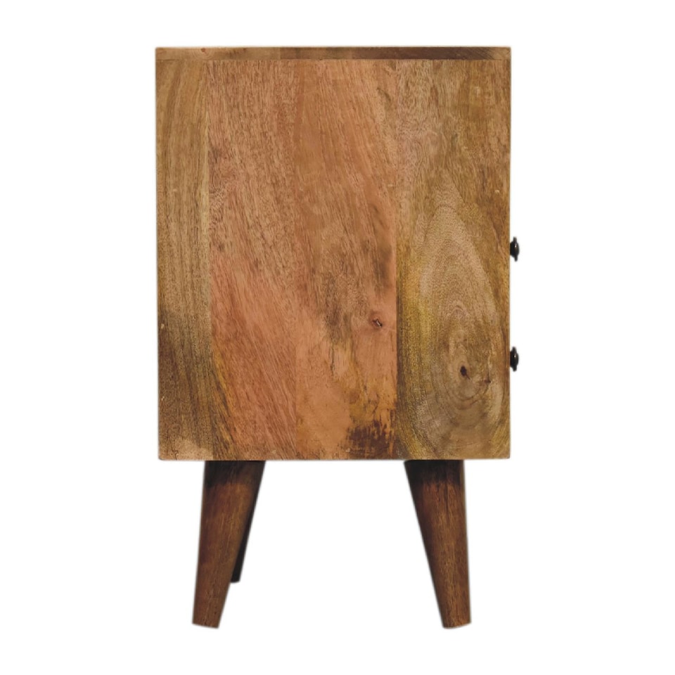 image 1 of Artisan Furniture Solid Wood Mini Oak-ish Classic Open Bedside