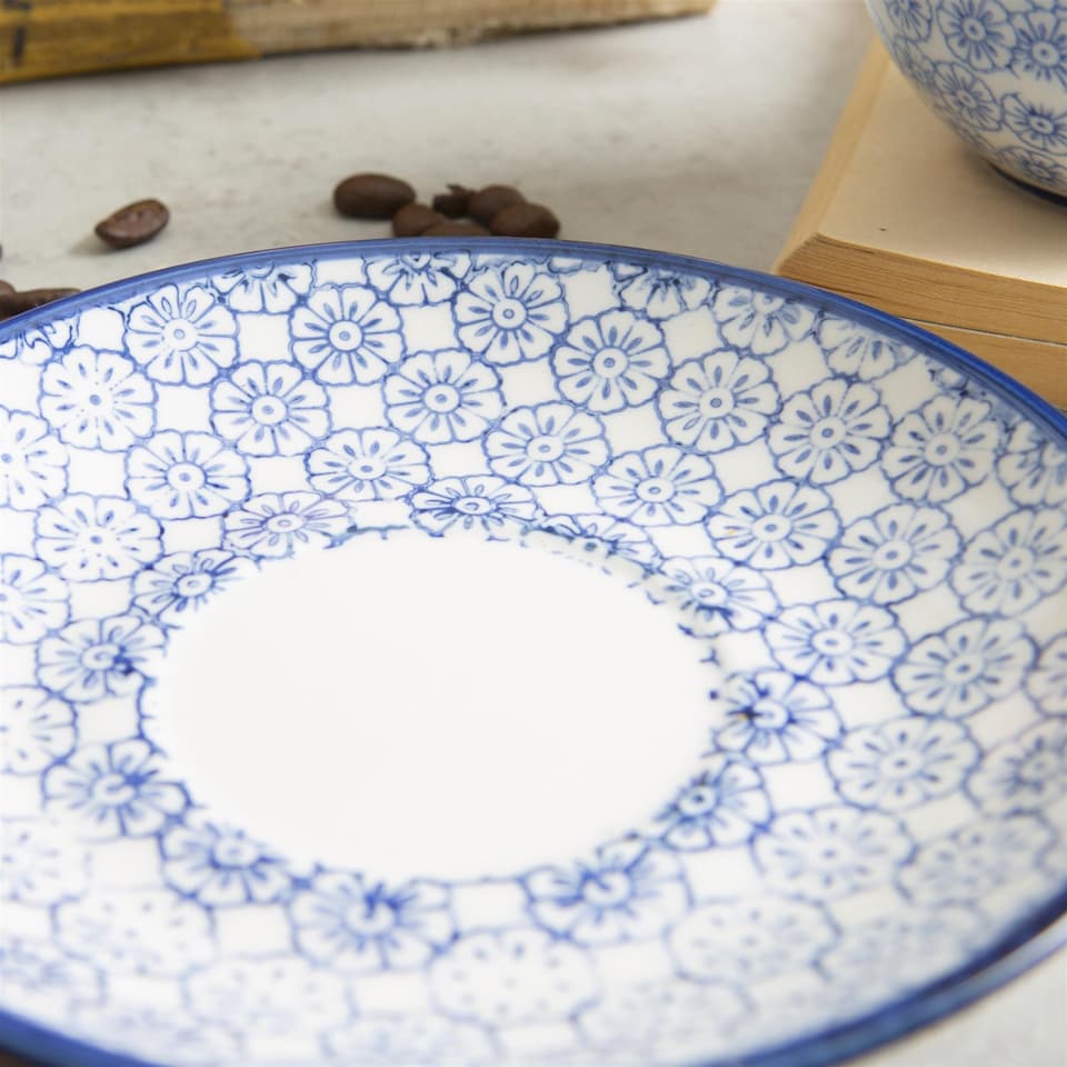 image 1 of Nicola Spring Hand-Printed Sauce Dishes - 10cm - 3 Colours - Pack of 3 | Multi | Multi