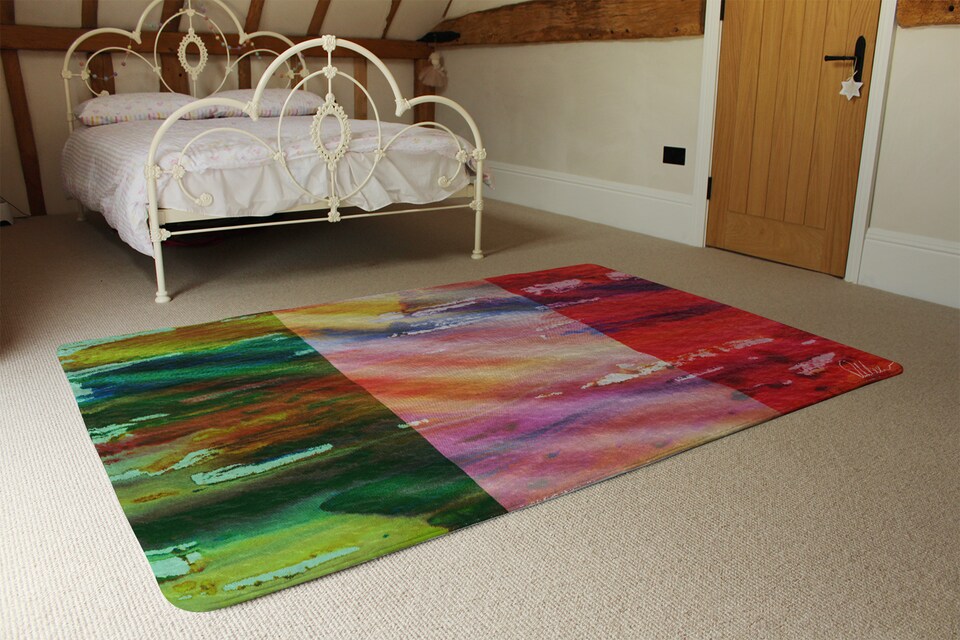 image 1 of Italy Flag Rug | Multi