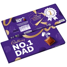 Cadbury Dairy Milk No.1 Dad Chocolate Gift Bar 850g