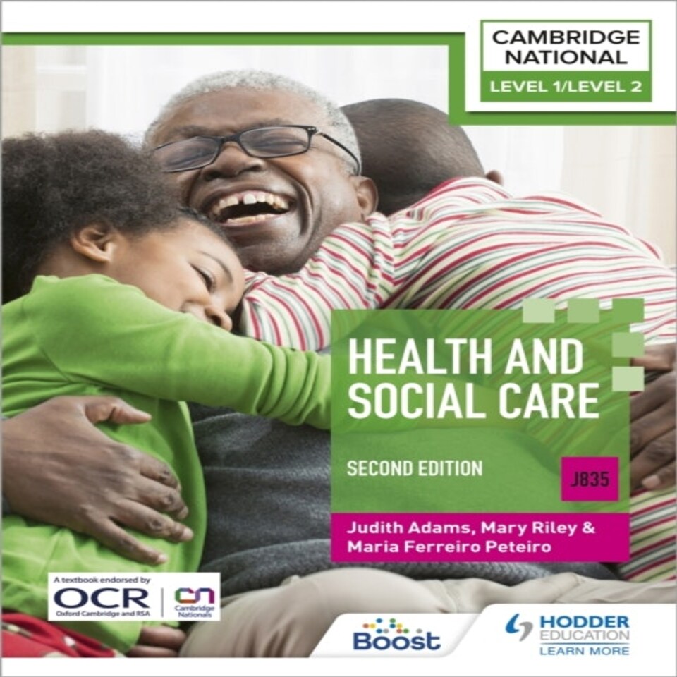 Level 1/level 2 Cambridge National In Health & Social Care (j835): Second Edition