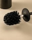 image 4 of Cosmic Toilet Brush & Holder with Screws & Durable Stainless Steel, Matt Black