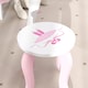 image 8 of AIYAPLAY Kids Dressing Table Set, Two-Piece Children Vanity Table with Stool | Pink