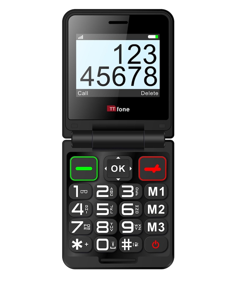 image 1 of TTfone TT660 Flip Mobile Phone - EE Pay as you go