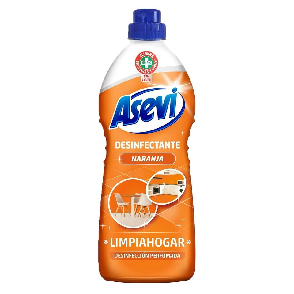 image 1 of Asevi Disinfectant For House Floor Surface Cleaner Fresh Scent Orange 1L