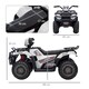 image 7 of HOMCOM 12V Electric Quad Bike for Kids w/ LED Headlights, Music - White