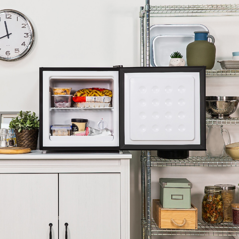 image 1 of Abode ATTFZ0E1B Mini Freezer Black 31L Table Top Adjustable Thermostat