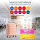 image 3 of Flight Knight 55x40x23cm Cabin Bag, Suitcase for Lufthansa & Over 30 Airlines Including British Airways, EasyJet - Lightweight 4 Wheel Carry On Suitcase | Pink | Rose | Cabin Bag