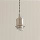 image 2 of ValueLights Shaw Cluster Drop 3 Way Brushed Chrome Adjustable Pendant Ceiling Light Chrome