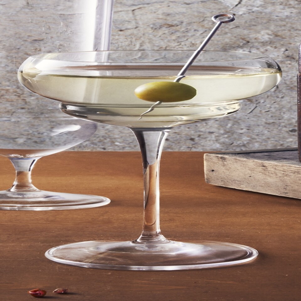 image 1 of Luigi Bormioli Backdoor '20s Nick & Nora Glasses, 170ml x 4