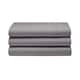 image 2 of Belledorm 400 Thread Count Egyptian Cotton Flat Sheet - Pewter - Superking